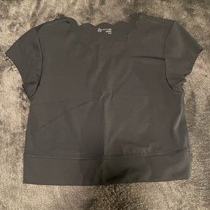 Aerie offline black crop T shirt size medium